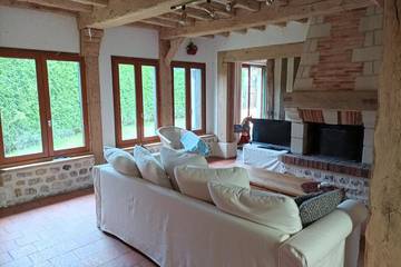Gîte pour 7 personnes, avec jardin et terrasse à Saint-Gatien-des-Bois