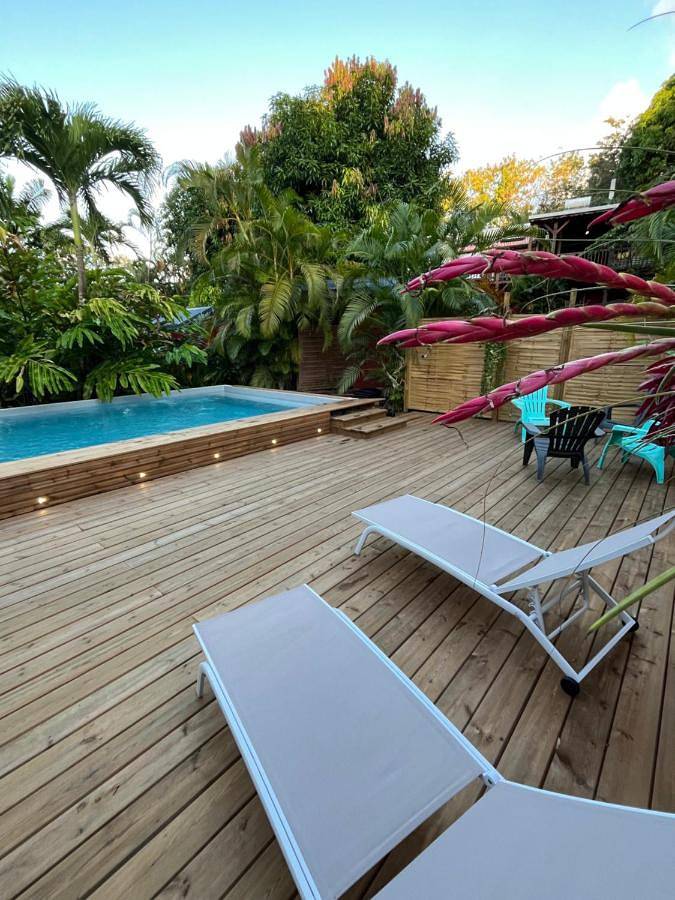 Maison d’hôte pour 2 personnes, avec vue ainsi que jardin et vue sur le lac à Deshaies - 3