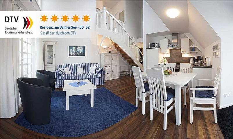 Ganze Wohnung, Residenz am Balmer See, Whg. 62 mit Sauna, Wellness & Privatparkplatz in Balm, Benz