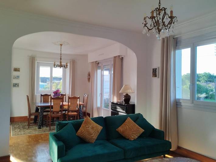 Gîte pour 6 personnes, avec vue et jardin dans Port de Merrien