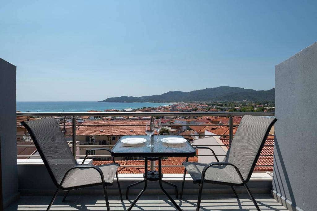 Appartement de vacances entier, Appartement de vacances pour 4 personnes avec balcon/terrasse in Sarti, Sithonie