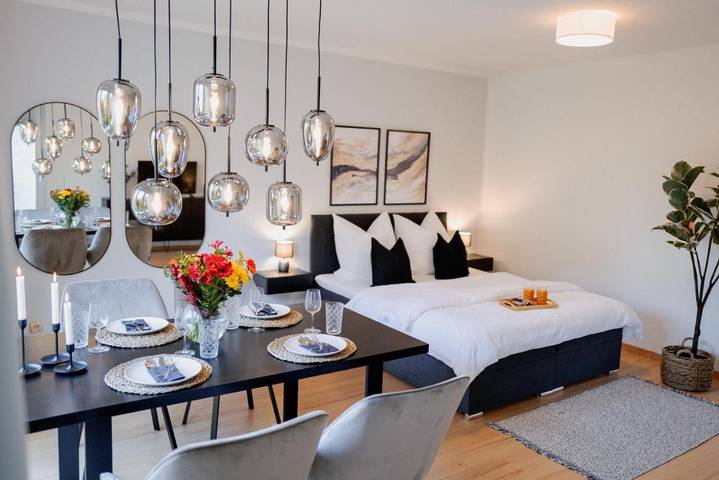 Ferienwohnung für 4 Personen, mit Ausblick und Balkon in Schwerin