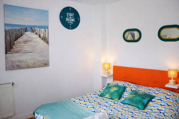 💋 La Belle Aultoise, vue mer, Ault Baie de Somme, villa 4 chambres WIFI Jardin in Ault, Région d'Abbeville