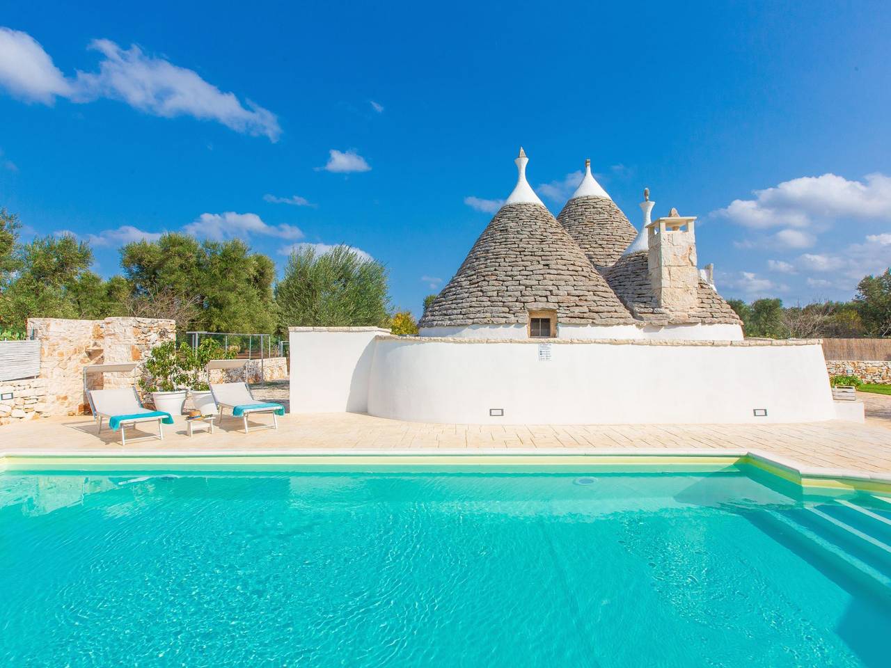 Trullo  mit pool Ostuni: Kostenlos: Bettwäsche und Handtücher, 2 Fahrräder, 1 H in San Michele Salentino, Salento