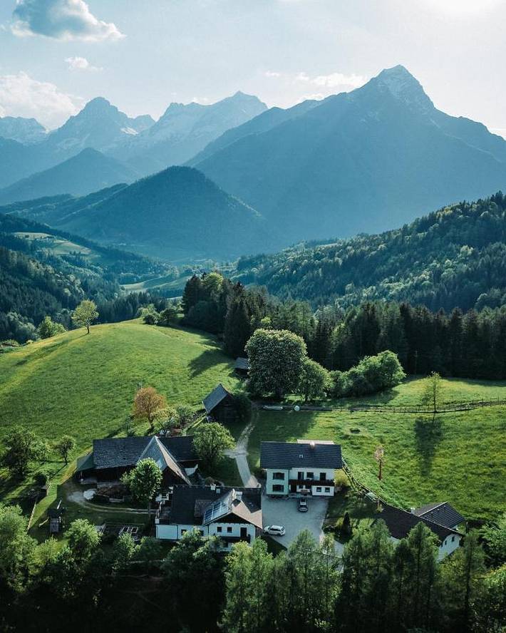 Ferienwohnung für 2 Personen, mit Ausblick und Sauna sowie Garten, mit Haustier