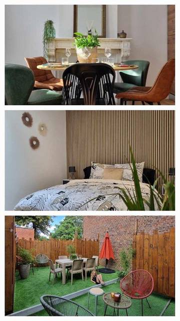 Gîte pour 6 personnes, avec jacuzzi et jardin, adapté aux familles à Cambrai