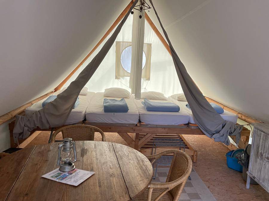 Camping la Ferme de Simondon - Zelt 4 personen - Trapper ausgestattet in Plats, Tournon-sur-Rhône und Umgebung