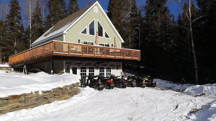 Log Cabin for 10 Guests in Pittsburg (nh), Coös County, Picture 2