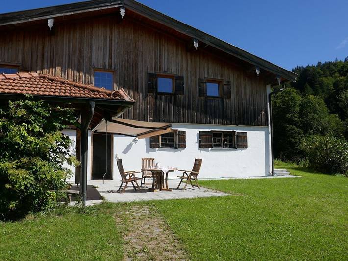 Ferienhaus für 6 Personen, mit Balkon und Terrasse sowie Garten am Tegernsee