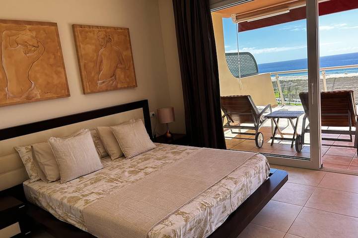 Ganze Wohnung, Große Terrasse, Blick auf den Strand, Wlam, geräumig und komfortabel in Solana Matorral, Pájara
