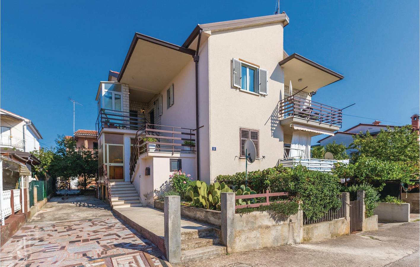 Ganze Ferienwohnung, Ferienwohnung für 5 Personen mit Terrasse in Novigrad, Umag und Umgebung