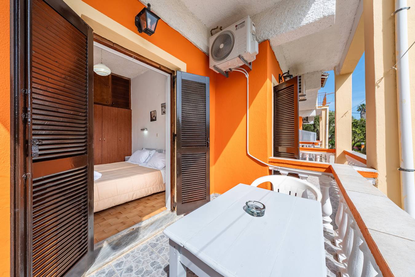 Hel studio-lejlighed, Studio for 2 personer med balkon in Korfu