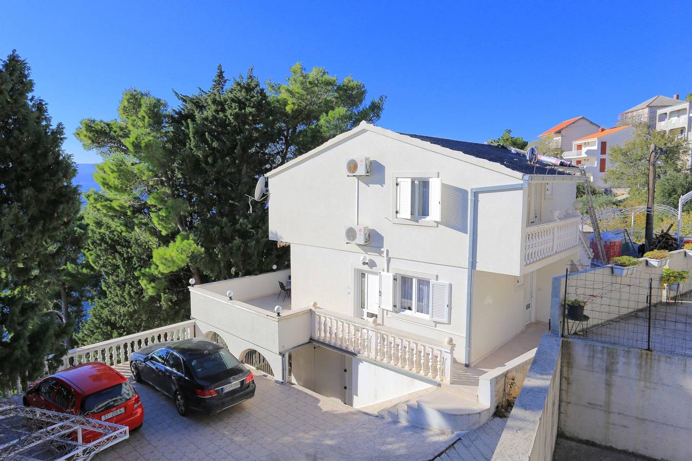 Ganze Wohnung, Studio Appartement mit Terrasse und Meerblick Marusici, Omis As-18497-a in Marusici, Omis-Riviera