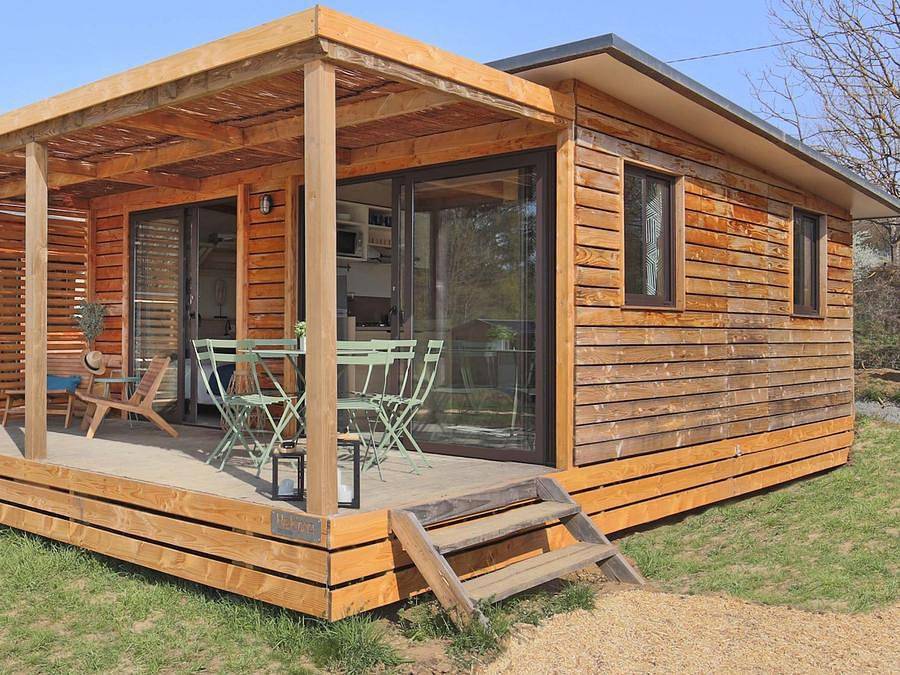 Camping Le Mont Grêle - Chalet 6 personnes - Chalet Ottawa in Lépin-le-Lac, Région de Chambéry