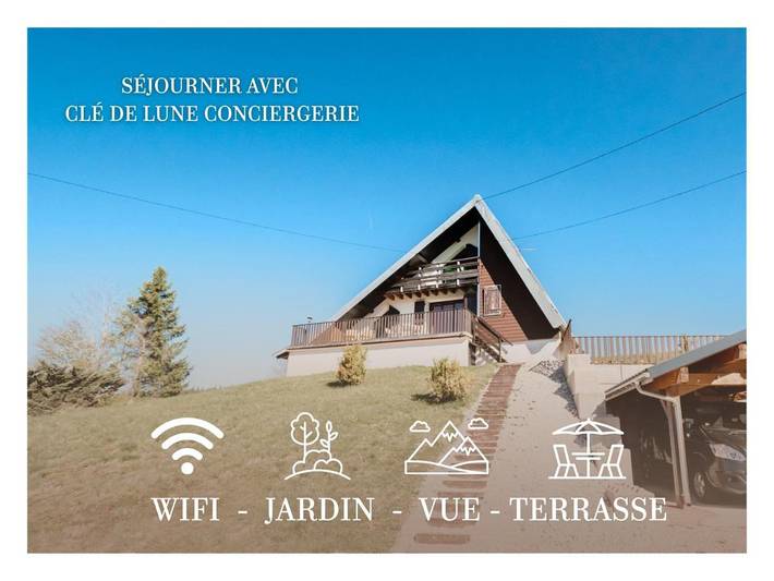 Gîte pour 6 personnes, avec Balcon et Terrasse ainsi que Jardin et Vue dans Mouthe