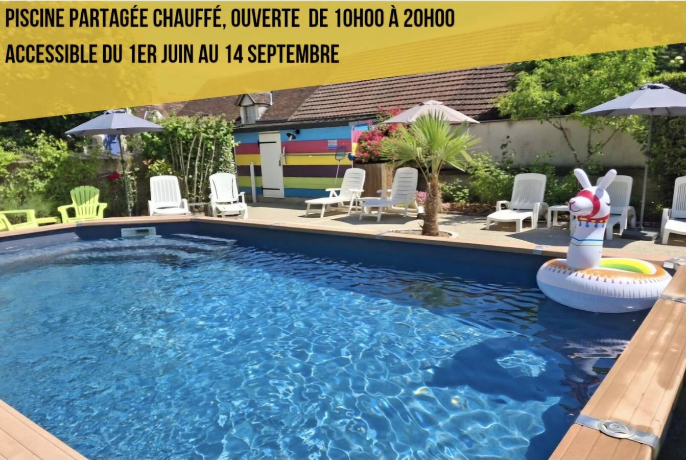 Appartement entier, Gîte la voilerie, jacuzzi privatif & piscine & lit cabane in Saint-Georges-sur-Cher, Région de Blois