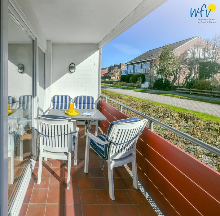 Ferienwohnung für 4 Personen, mit Garten und Balkon auf Langeoog - 4