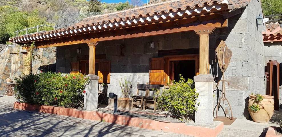 Casa rural para 6 personas, con piscina además de jardín y vistas, Se admiten mascotas en Tejeda - 2
