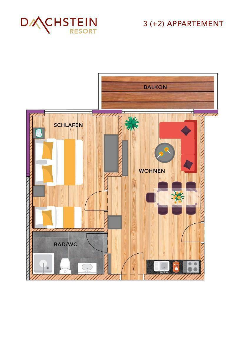 3 (+2) Junior Suite (Fr) in Rußbach am Paß Gschütt, Tennengau