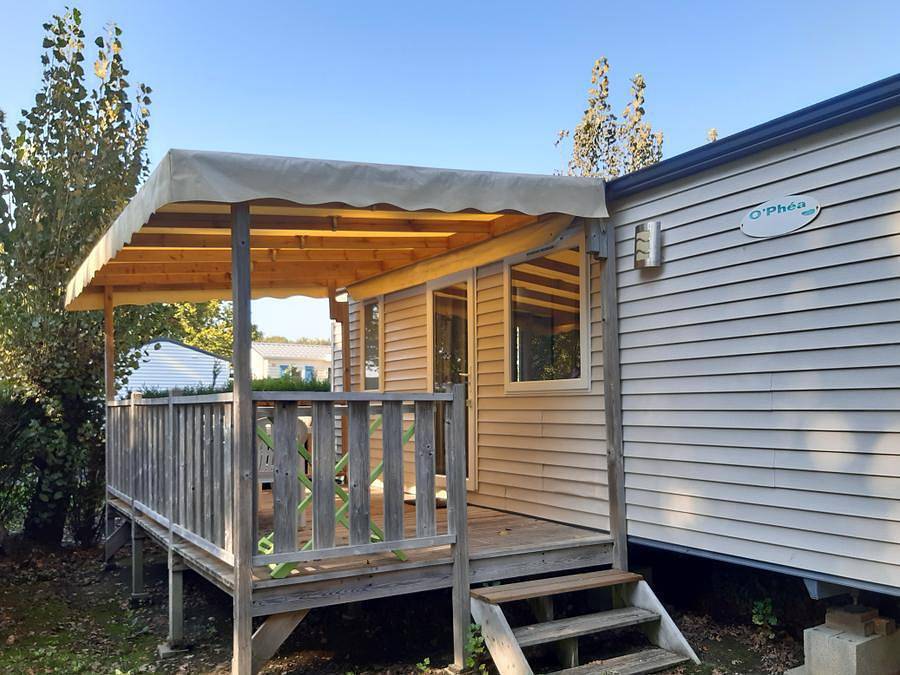 Camping Les Brillas - Mobilhome 4 personas - Ocio - Tv in Les Moutiers-en-Retz, Côte de Jade