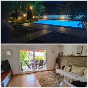 Gîte pour 4 personnes, avec piscine ainsi que vue et jardin à Stari Grad