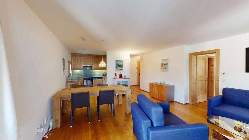 Ferienwohnung für 3 Personen, mit Seeblick und Balkon in Silvaplana - 4