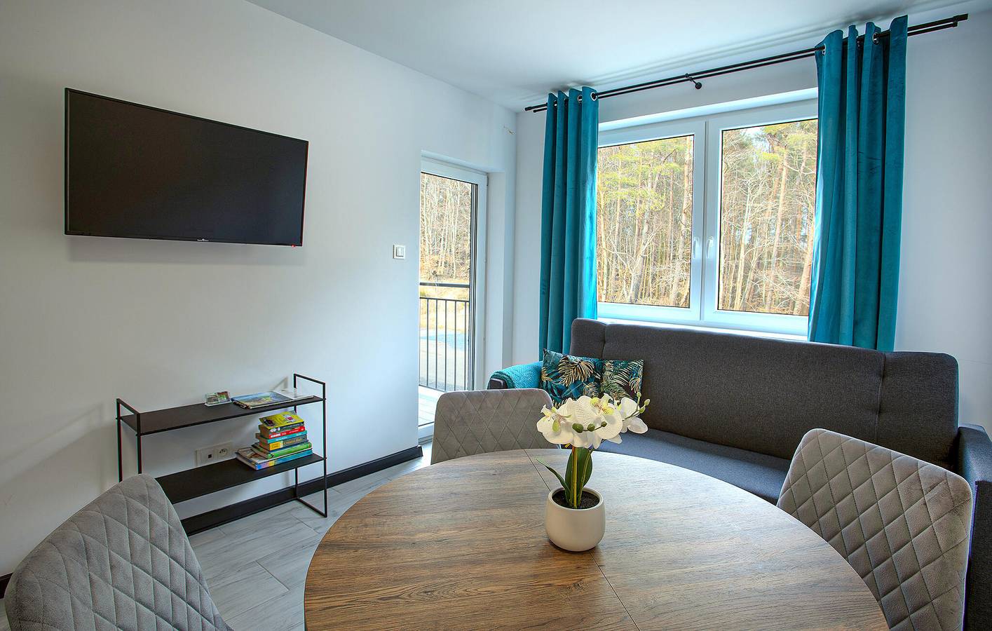 Ganze Ferienwohnung, Ferienwohnung für 4 Personen mit Terrasse in Dębina, Garder See (Polen)