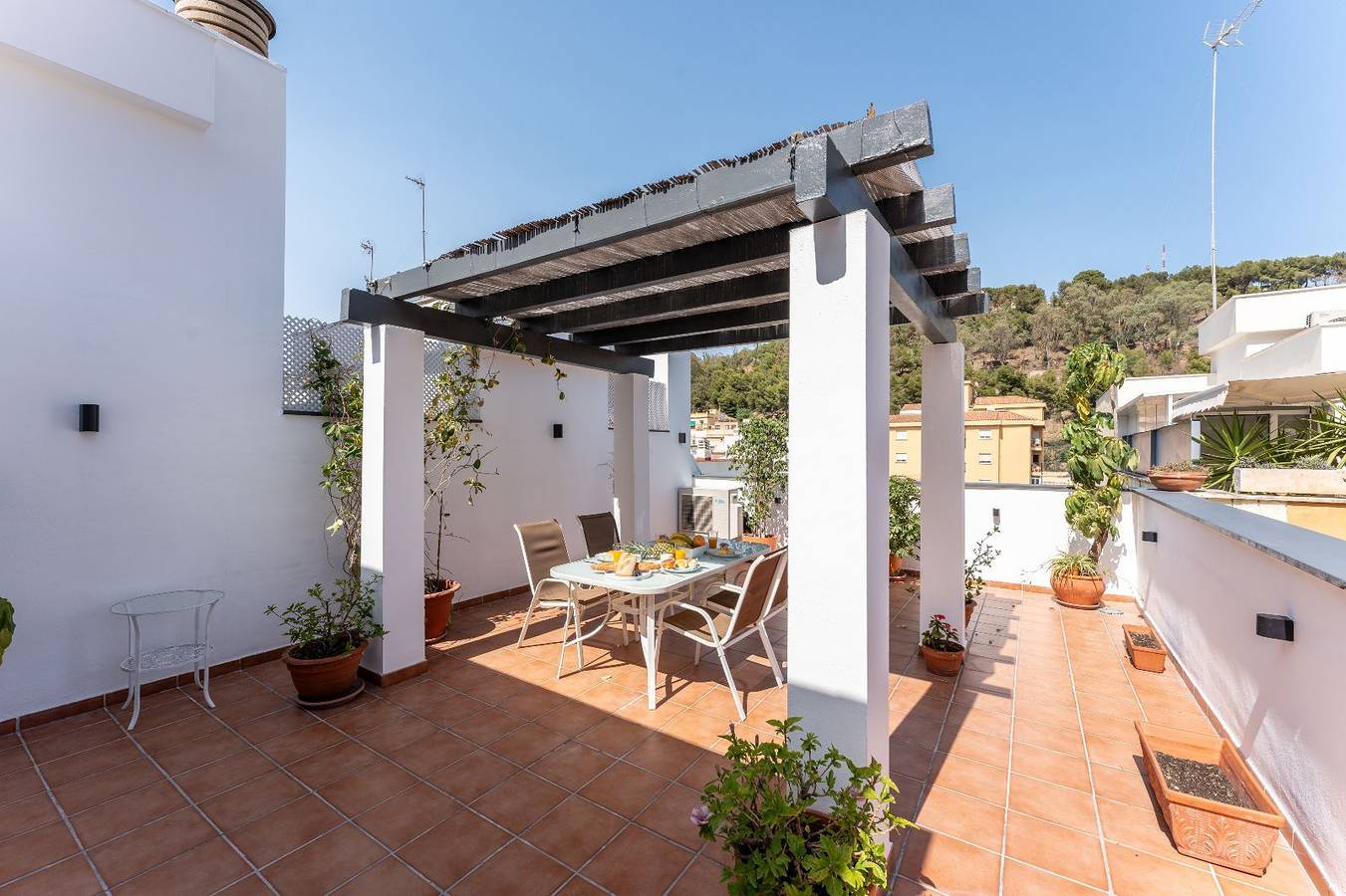 Ganze Wohnung, Ferienwohnung für 4 Personen mit Balkon/Terrasse in Altstadt Málaga, Malaga