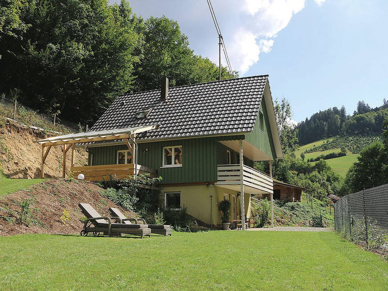 Ferienhaus 'Froschkönig' mit gemeinsamer Terrasse, gemeinsamem Garten und Wlan in Oberharmersbach, Mittlerer Schwarzwald