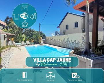 Cottage pour 10 personnes, avec jardin ainsi que piscine et terrasse dans Vincendo