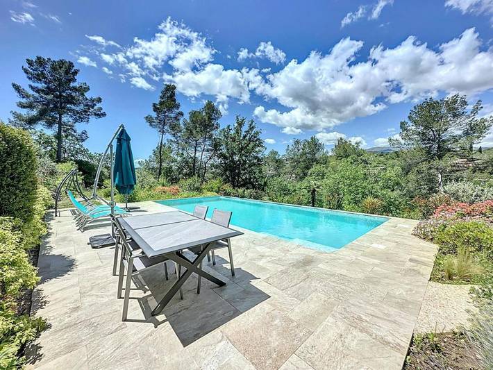 Villa pour 7 personnes, avec piscine ainsi que vue et jardin à Le Rouret - 2