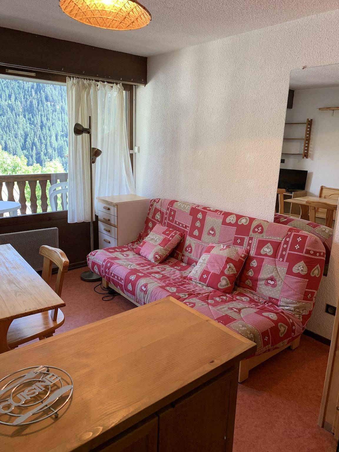 Studio entier, Les Hauts de Planchamp - Dryades - Studio coin montagne 4 personnes (D12Bcl) in Champagny-en-Vanoise, Parc National de la Vanoise