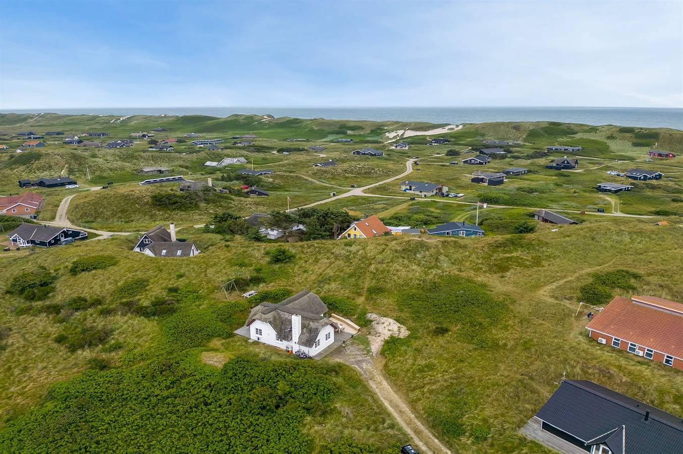Home in Hvide Sande with sauna in Årgab, Holmsland Klit