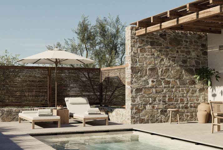 Villa mit pool für 3 Personen, mit Terrasse und Garten auf Kos - 3