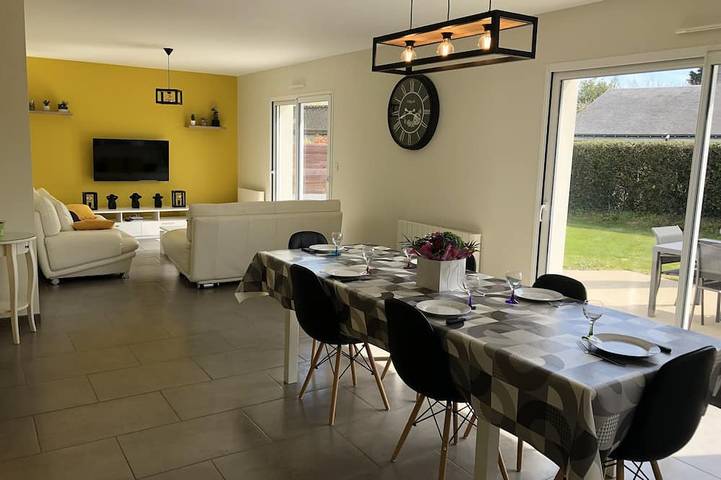 Gîte pour 6 personnes, avec terrasse et jardin dans Office De Tourisme D Erdeven