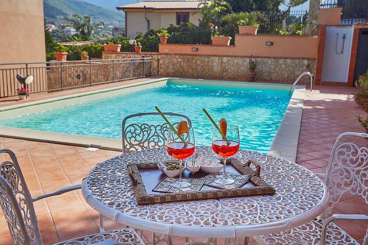 Villa Sansone Piscina privada Precio especial WIFI Estacionamiento privado Palermo-Cefalù in Torre Colonna-Sperone, Altavilla Milicia