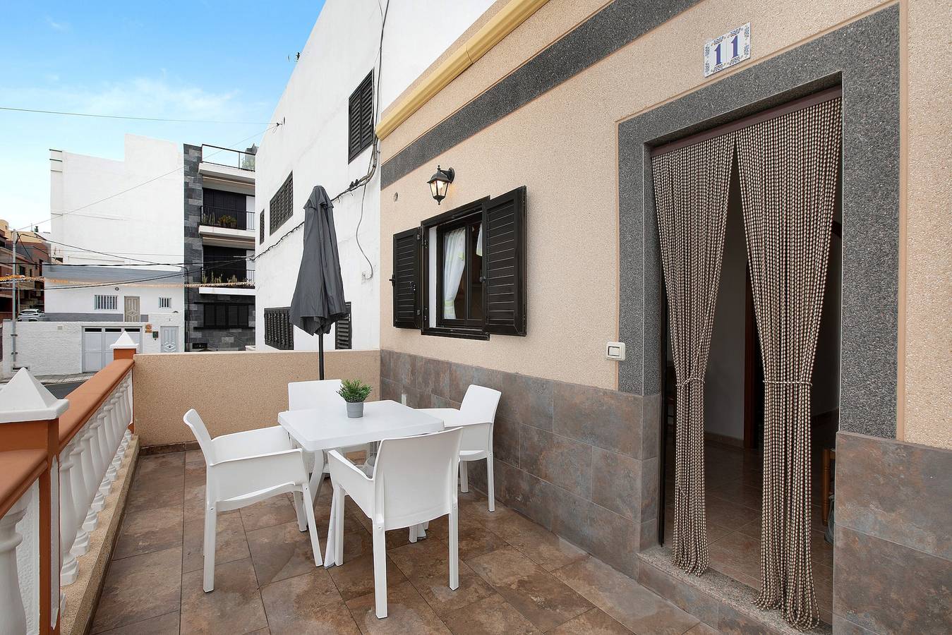 Casa de vacaciones 'Casa Nanda' con vistas al mar, terraza privada y Wi-Fi in Las Eras, Fasnia