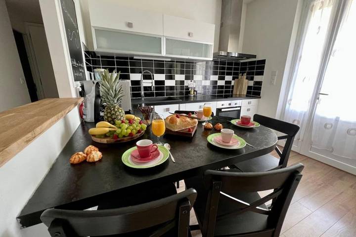 Maison de vacances pour 8 personnes, avec balcon et jardin