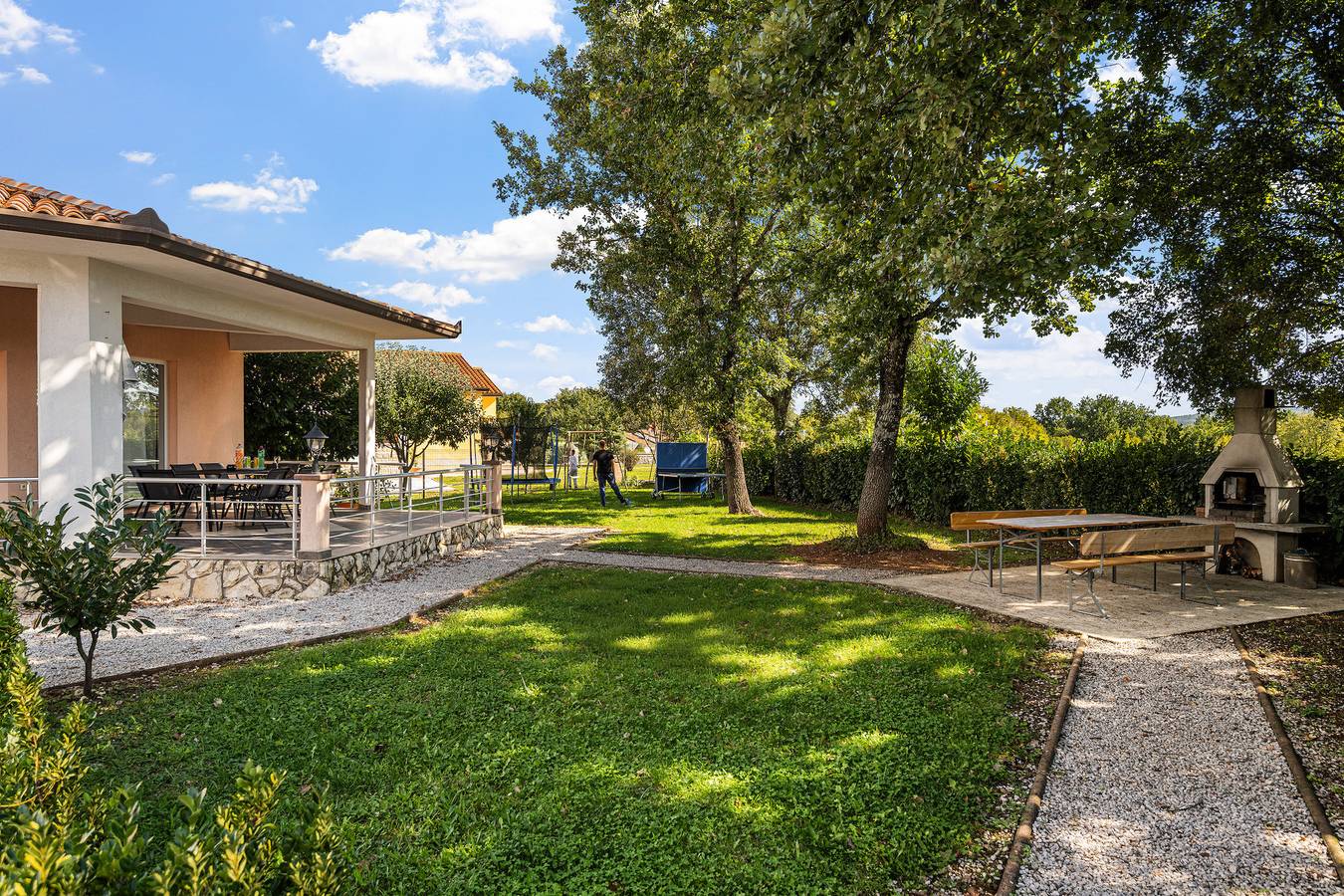 Haus D&E mit privatem Pool in Vinez, Ostküste Istrien