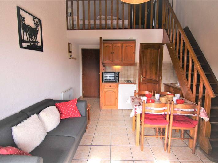 Appartement de vacances pour 4 personnes, avec balcon à Les Saisies