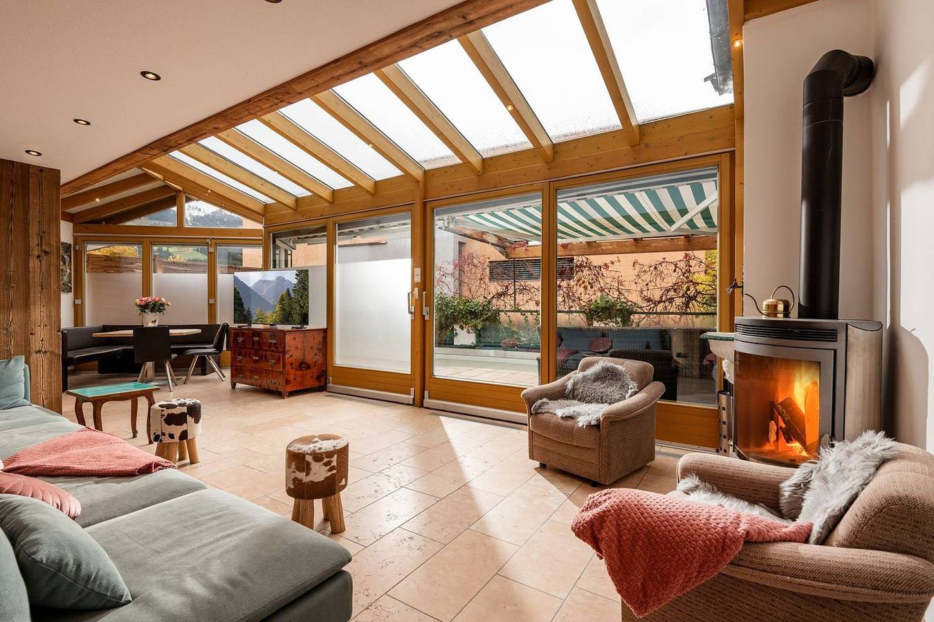 Geheel appartement, Vakantieappartement voor 6 personen met sauna in Kirchberg in Tirol, Kaisergebirge