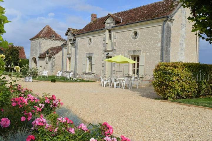 Gîte pour 8 personnes, avec jardin à Parçay-sur-Vienne