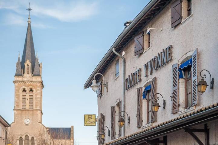 Hôtel pour 2 personnes, avec terrasse, animaux acceptés à Quincieux