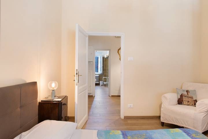 Ganze Wohnung, Apartment „Firenze Famiglie Amici“ mit Balkon, Wlan und Klimaanlage in Gavinana Galluzzo, Florenz