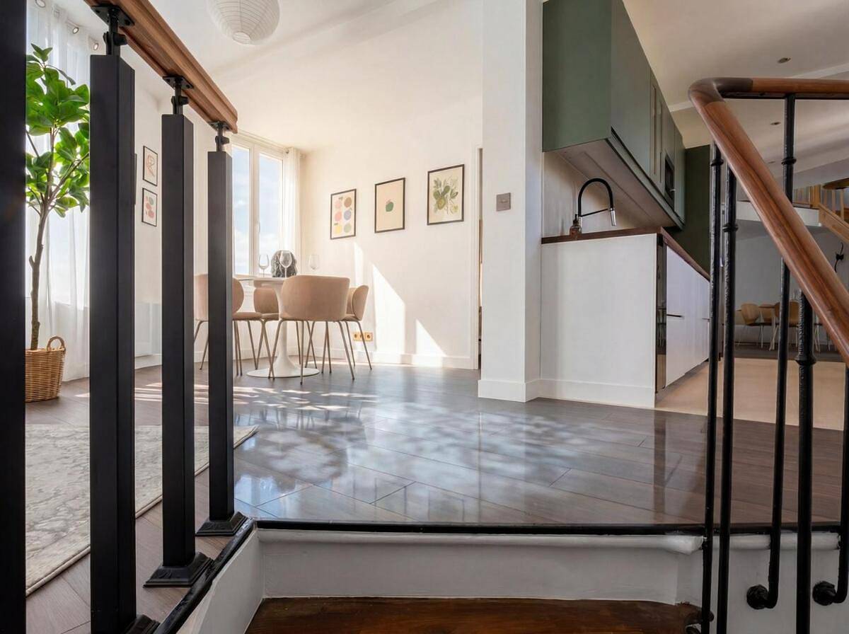 Ganze Wohnung, Spacious Designer Duplex 9 Guests Fully Renovated in Châtillon, Hauts-de-Seine