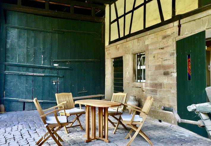 Appartement de vacances pour 4 personnes, avec jardin