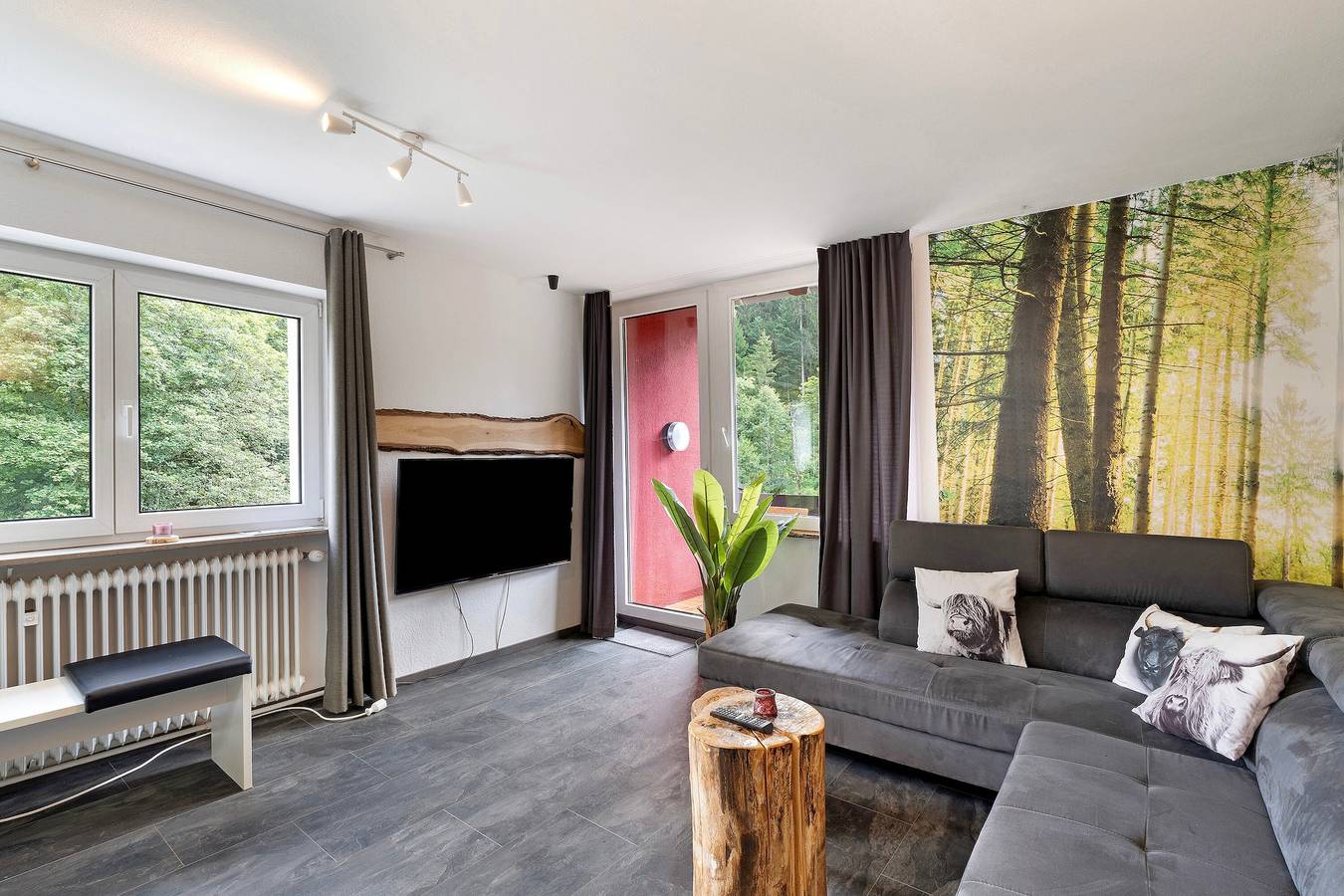 Ganze Wohnung, Ferienwohnung 'Villa Eichwald' mit Gemeinschaftsgarten, Balkon und Wi-Fi in Freudenstadt, Mittlerer Schwarzwald