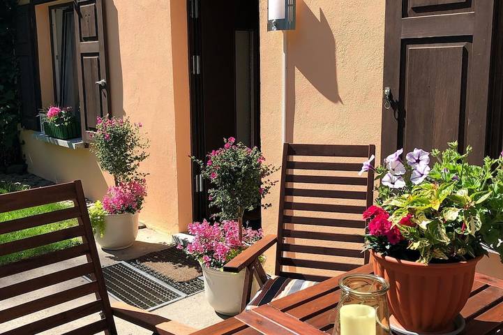 Ferienwohnung für 4 Personen, mit Garten und Terrasse, mit Haustier in Ferch