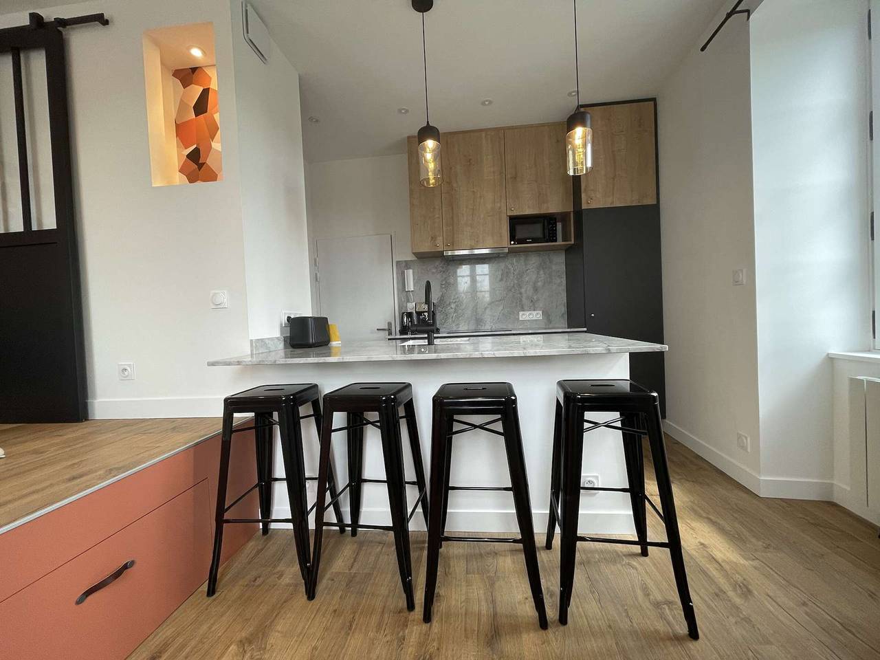 Appartement entier, Studio rénové au port de La Rochelle, 3 couchages, moderne et central in La Rochelle, Région de La Rochelle