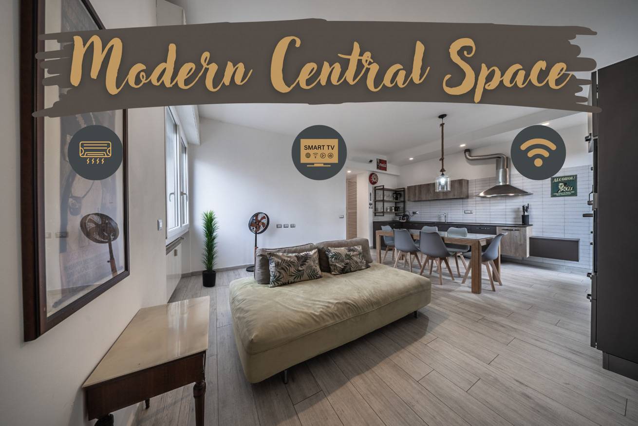 Entire apartment, [Modern Central Space] Beach 5 min • A/C • Wifi in Savona (City), Savona